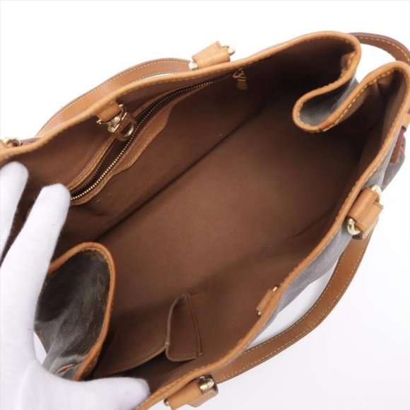 Louis Vuitton Batignolles Horizontal Brown Monogram Canvas Shoulder Bag - Picture 6 of 9